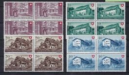 1949 Patria Viererblocks postfrisch    15417