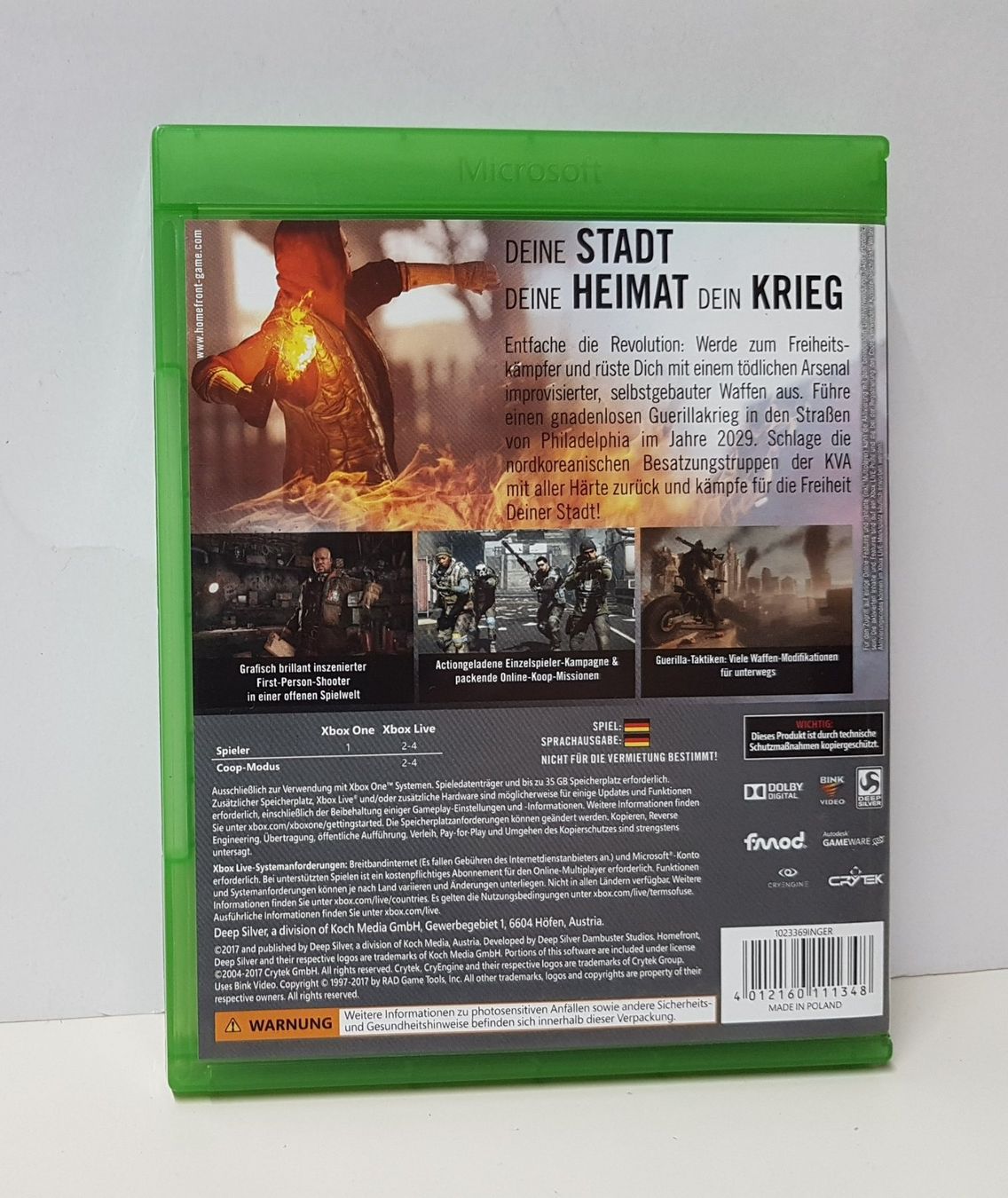 Microsoft Giochi: Homefront the Revolution  100% UNCUT  Xb One – Usato da Schüpfheim venduto da Games_Spielkonsolen 2