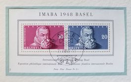 1948, Geschenkheft, IMABA Sonderblock ET & * Kt. 220.-