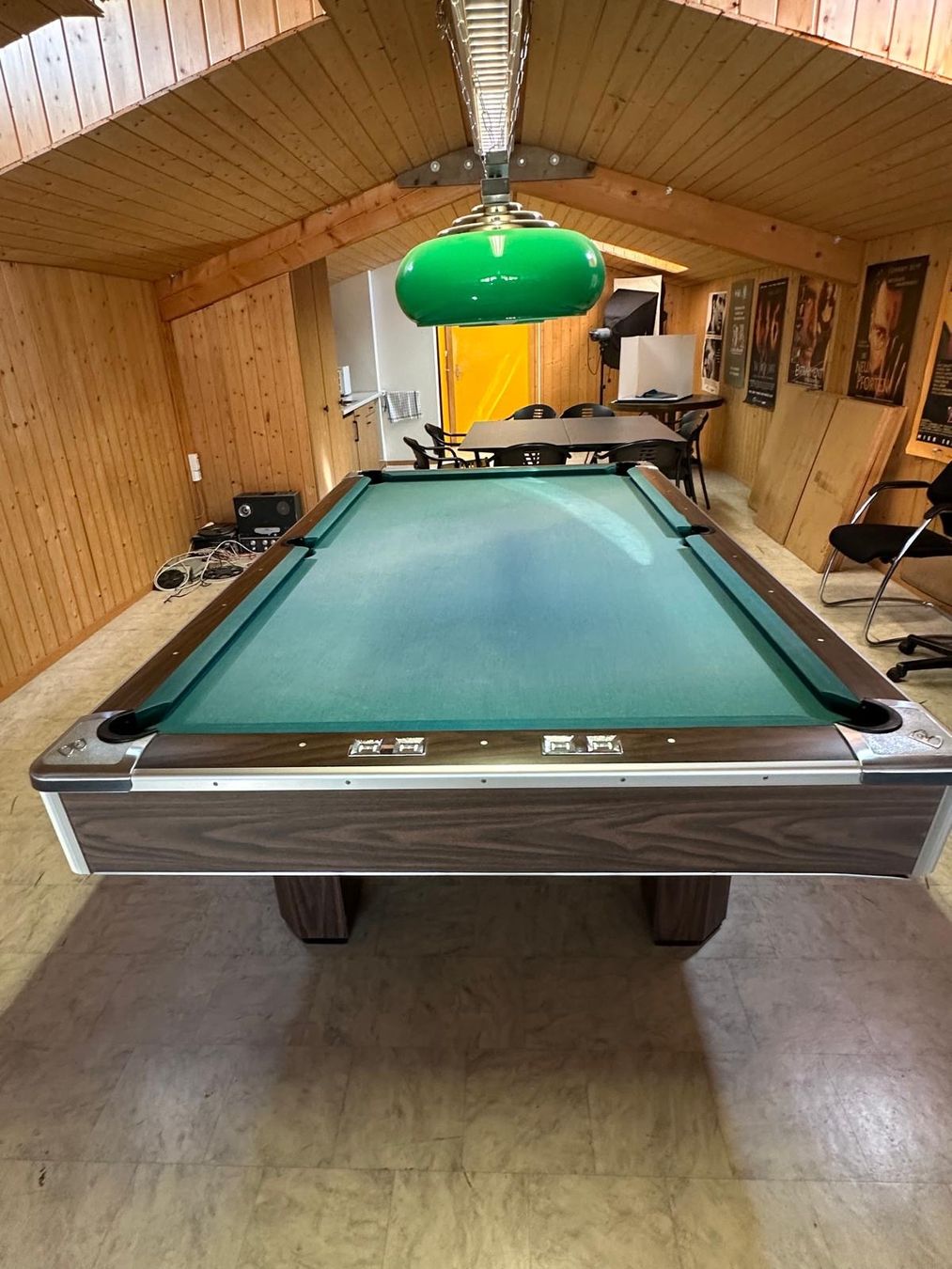 Tavoli da biliardo: Profi-Billardtisch Brunswick 9ft  inkl. 3-teiliger Lampe – Usato da Aesch ZH venduto da Menueplaner 1