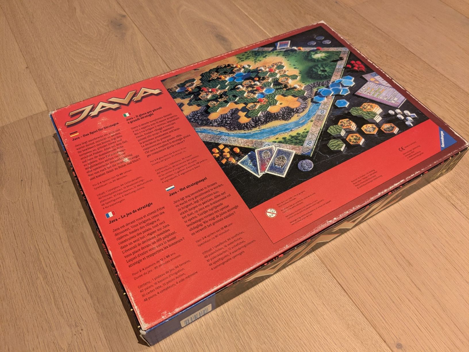 Ravensburger Giochi: Brettspiel Java von Ravensburger, 2-4 Spieler, gebraucht – Usato da Hünenberg venduto da wohin 1