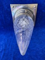 Antik Messing Deckenlampe mit spezielle  Kristallschirm