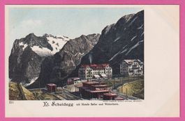 Kl. Scheidegg mit Hotels Seiler und Wetterhorn