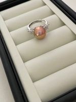 11.5mm Top Qualität Süsswasserperlen Ring