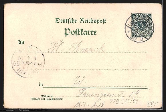 Cancelleria postale: Ganzsache PP9C83 /04: Friedrichsruh, Bis – Usato da Berlin venduto da bartko-reher 1