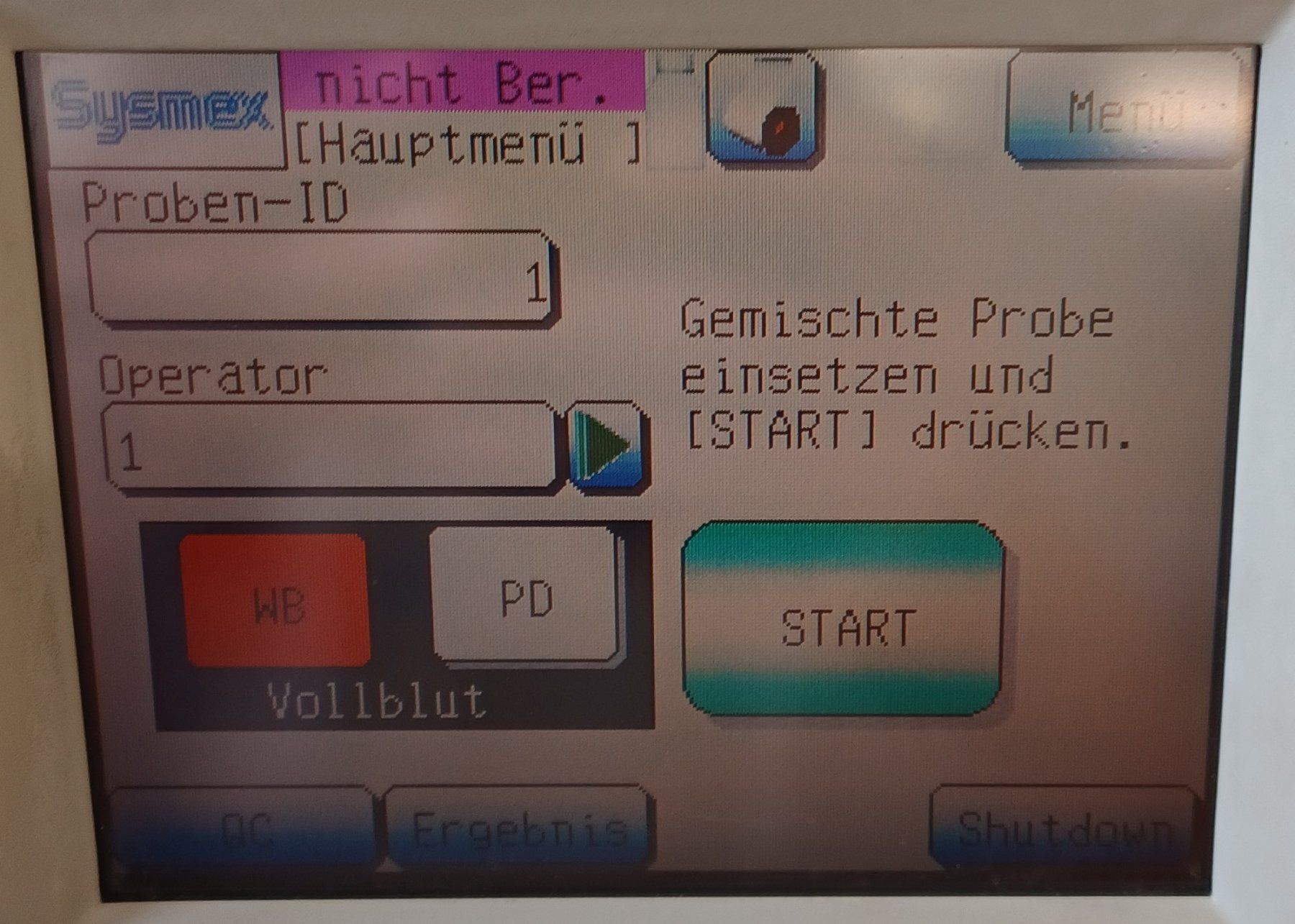 Matériel de laboratoire: Sysmex pocH-100i Hematology Analyzer – Défectueux à Niederdorf par LeptonAG_Labor 7