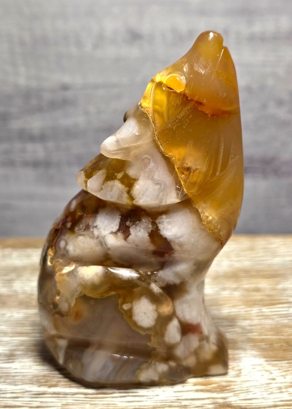Minerali & Pietre curative: Blumenachat Wolf 205g – Nuovo e nell'imballaggio originale da Matzingen venduto da Shay_Crystalz 1