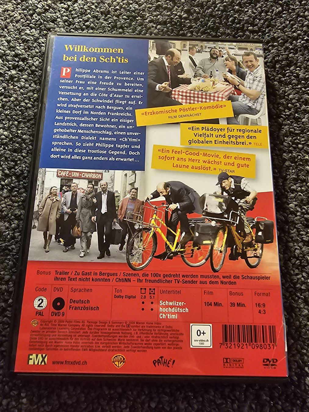 Tutti i DVDs: Willkommen bei den Sch'tis (21364) – Usato da Ruswil venduto da jan_bxl5 1