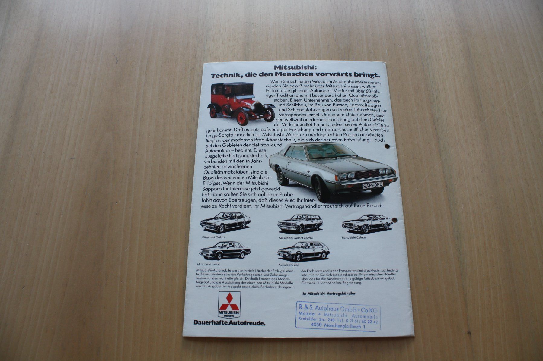 Mitsubishi Documenti: Mitsubishi Sapporo Prospekt – Usato da Wikon venduto da erwin400 6