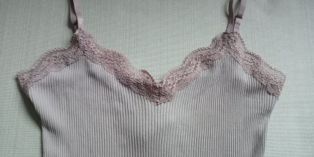 *NEU* Nile Top Trägertop mit Seide Spitzen S zu Nile NP 99.-