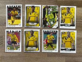 8 Topps Fussball-Cards mit Spielern von Borussia Dortmund
