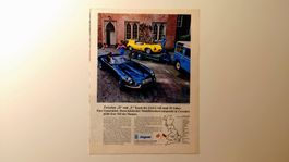 JAGUAR E TYPE  - Werbung / Bilddokument / Reklame
