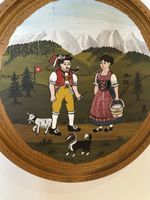 Appenzeller Gemälde Trachten Appenzell 1981 Top Malerei!!!