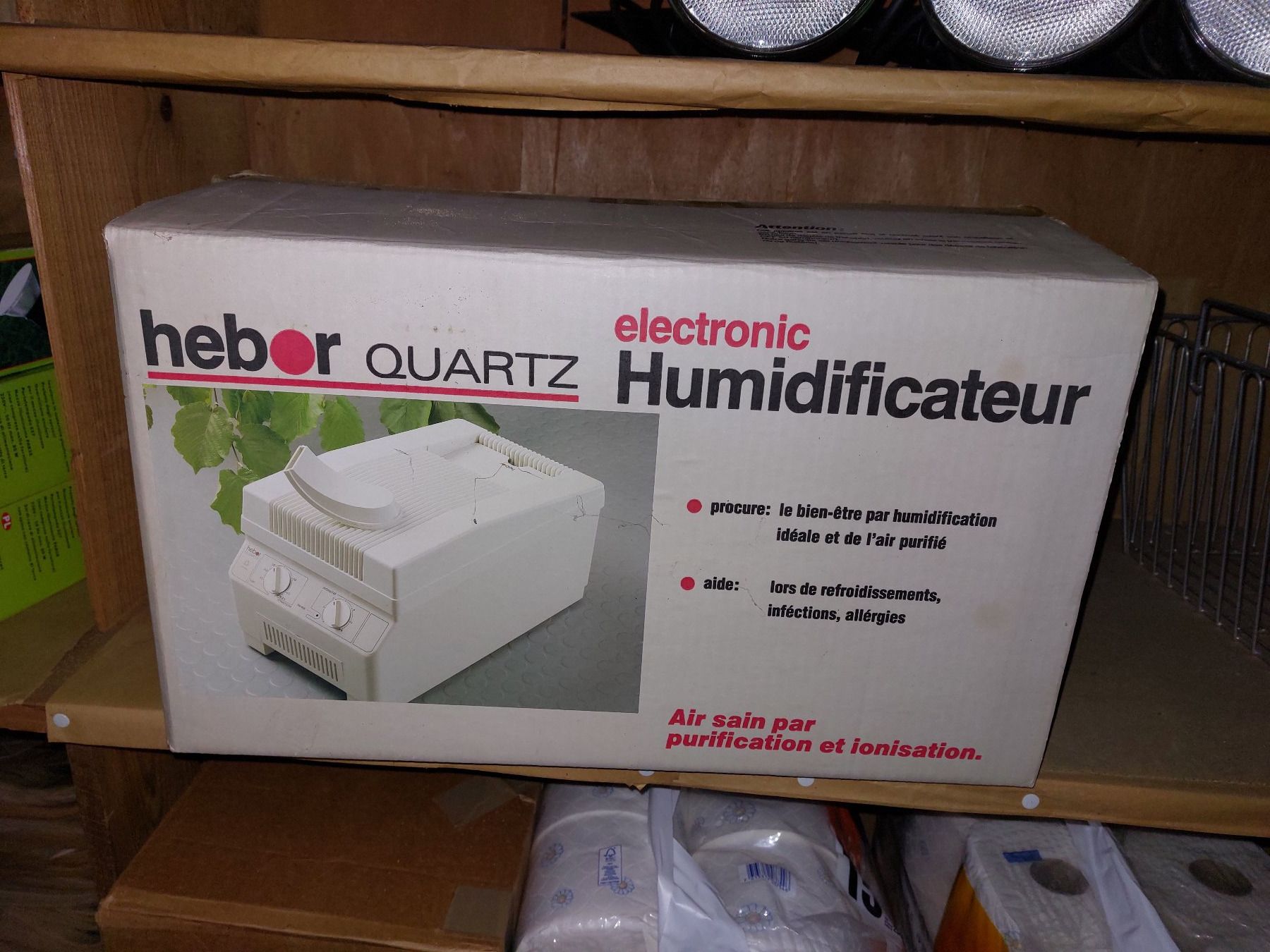 Umidificatori d'aria: Herbor Quarz Luftbefeuchter neu – Nuovo e nell'imballaggio originale da Kloten venduto da Romy45