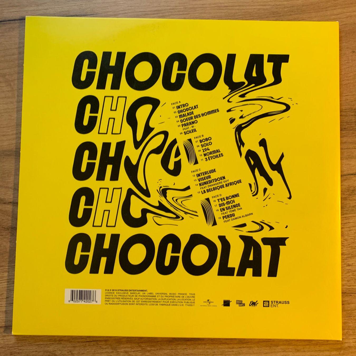 Dischi in vinile: ROMEO ELVIS - CHOCOLAT...OG FR 2019...EX/EX – Usato da Gals venduto da Diskopatshop 1