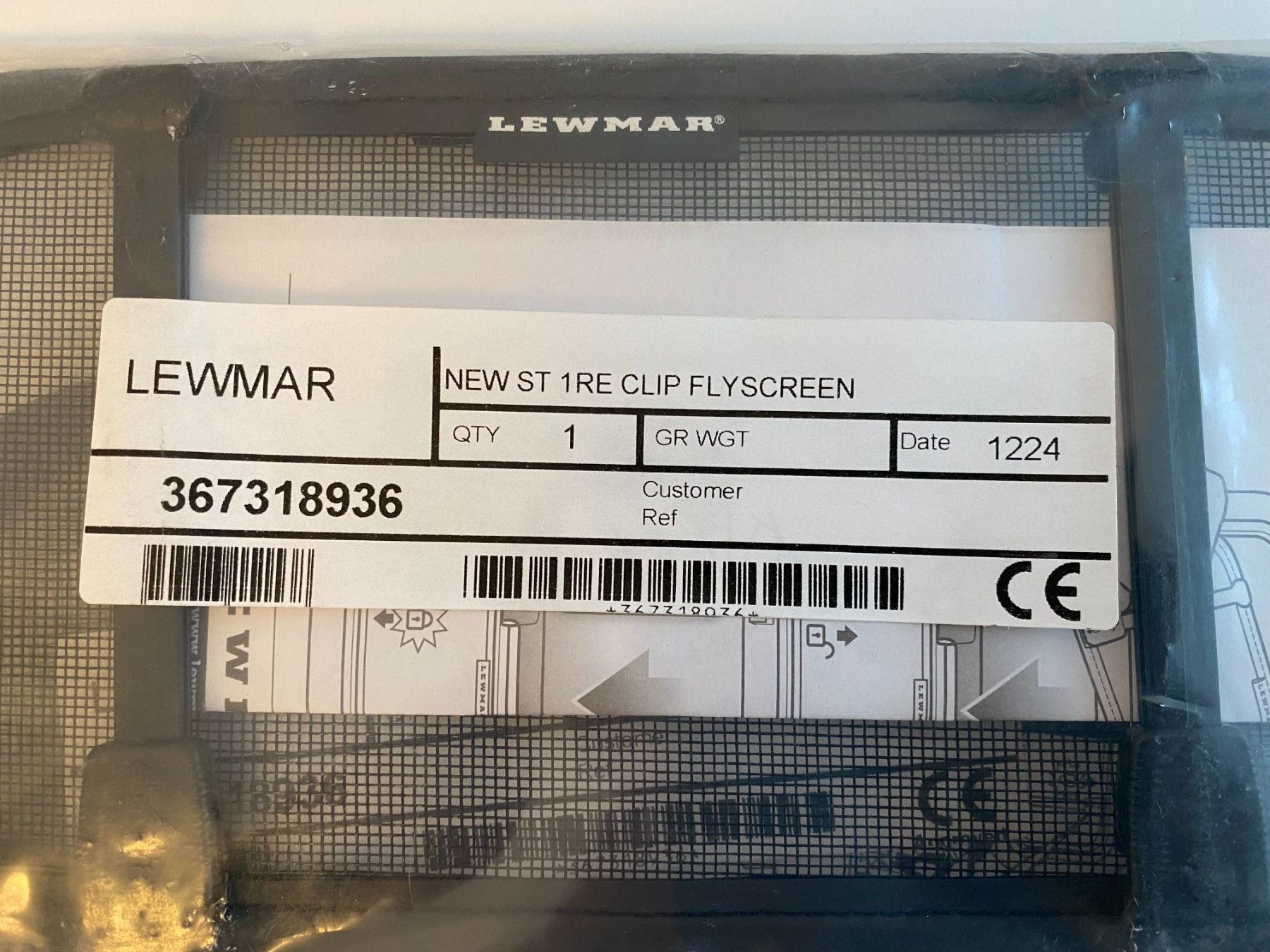 Barche: Lewmar New ST 1 RE Clip Flyscreen 4 Stk. – Nuovo e nell'imballaggio originale da Kreuzlingen venduto da Musikremo 1