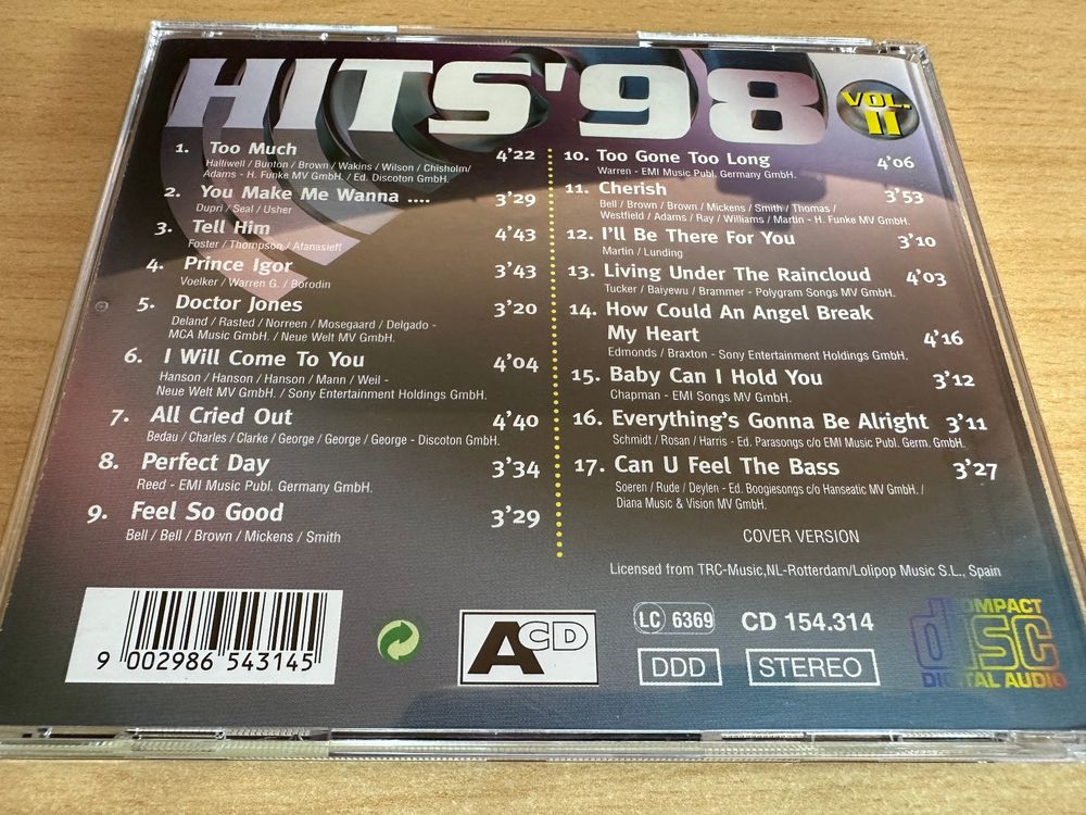 Various - Hits '98 Vol II | Kaufen auf Ricardo