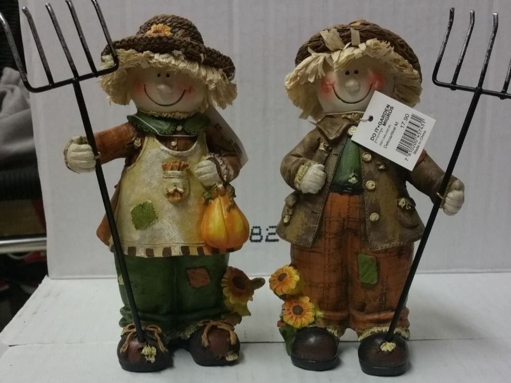 Statuette: 2 stück Deko Figur NEU – Nuovo e nell'imballaggio originale da Uerkheim venduto da Justi.y