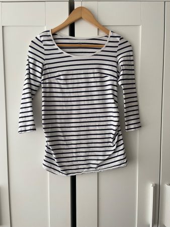 H&M Mama Shirt, gestreift, Grösse S, Top Zustand