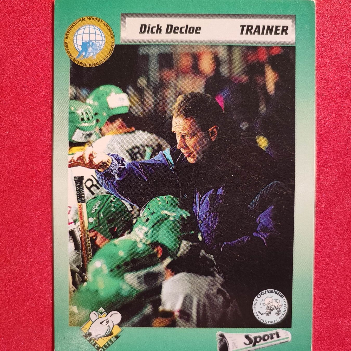 Carte collezionabili: Dick Decloe - EHC OLTEN - 1993/94 – Usato da Dübendorf venduto da kb86_MOVIE