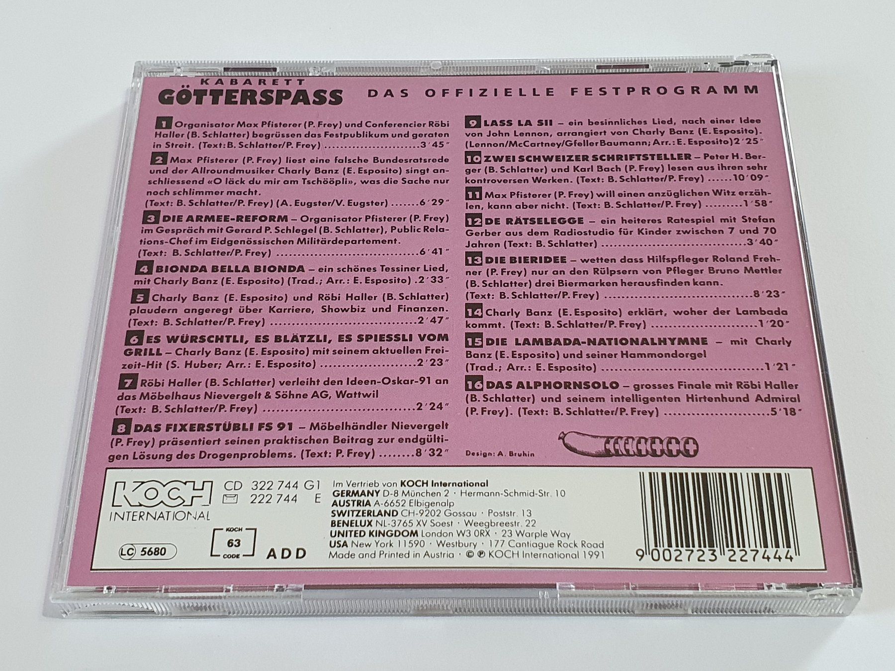 CD: Kabarett Götterspass - Das offizielle Festprogramm | CD – Usato da Dietlikon venduto da Skylab007 1