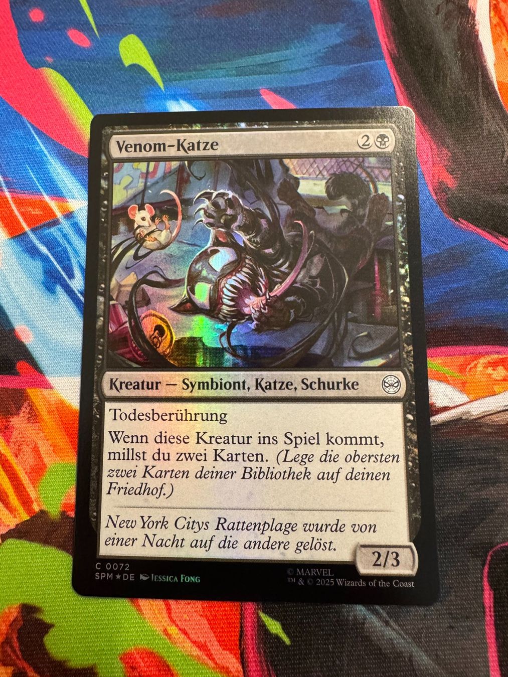 Magic The Gathering Carte collezionabili: Venom-Katze - Foil - Marvel's Spider-Man - Magic – Nuovo (secondo la descrizione) da Bülach venduto da Pfrenzel