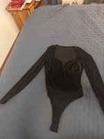 Body noir en velours côtelé - Taille S