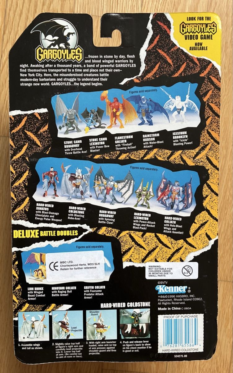Figuren: GARGOYLES / COLDSTONE HARD WIRE 1995 – Neu und originalverpackt aus Sarnen von m-basic 1
