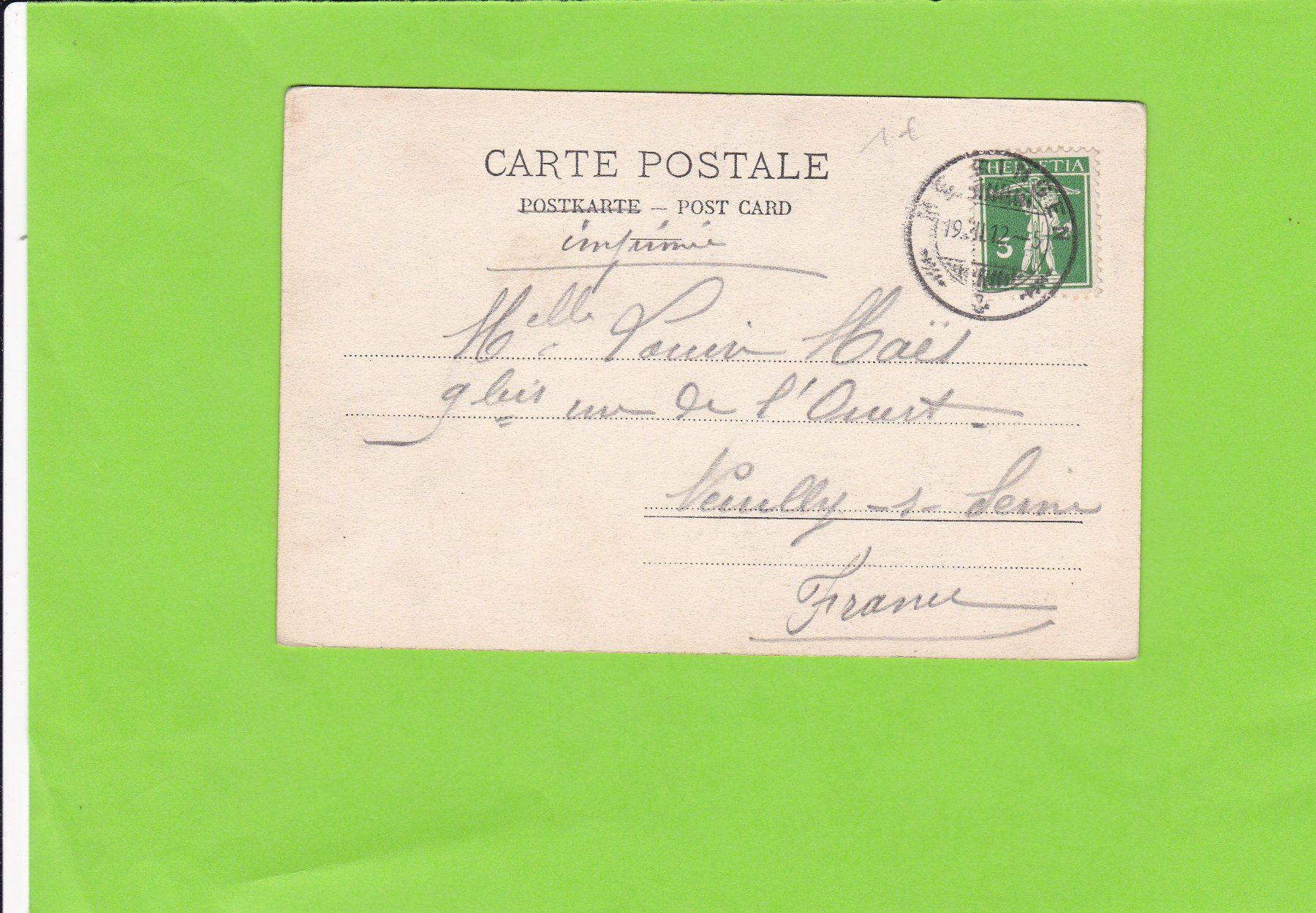 Cartoline postali: Reichenbachfall bei Meiringen – Usato da St. Peterzell venduto da neckertal 1