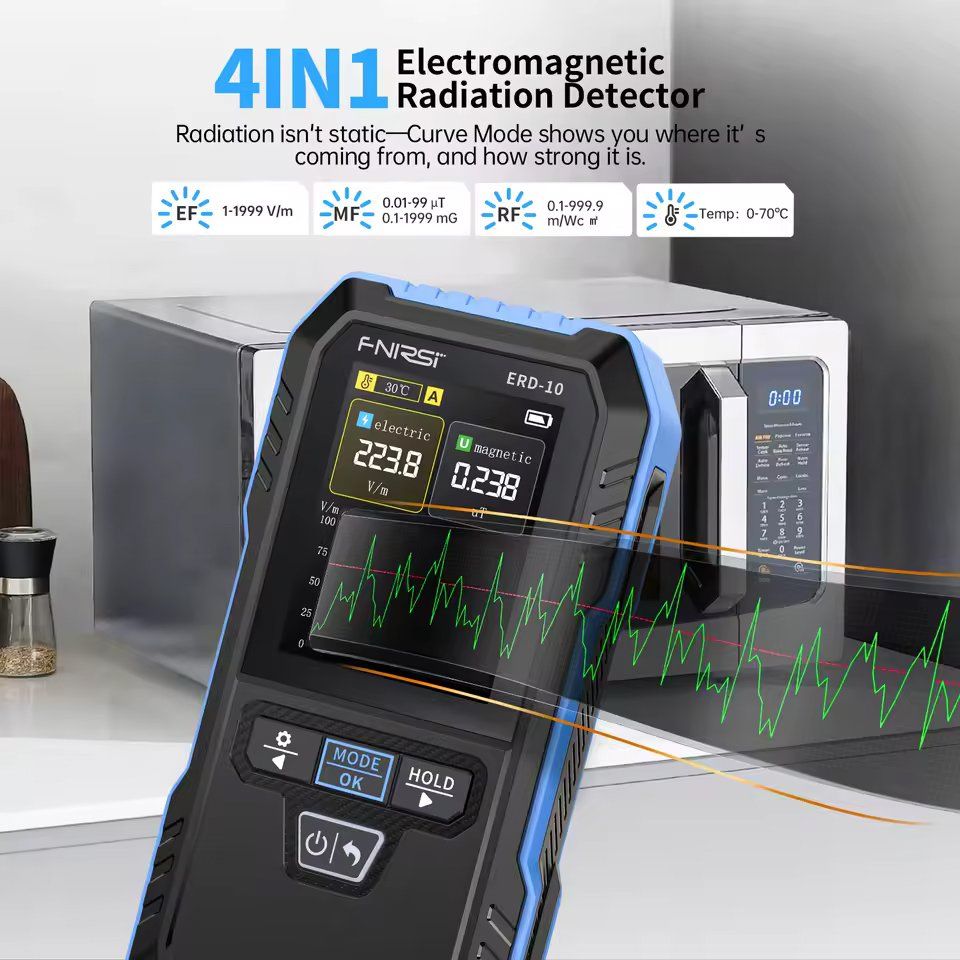 Misurare: NEU Elektromagnetischer Strahlungsdetektor / Détecteur EMF – Nuovo e nell'imballaggio originale da Isérables venduto da Wishlist 3