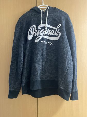 Jack Jones Hoodie Originals Dunkelgrau Grösse X-Large