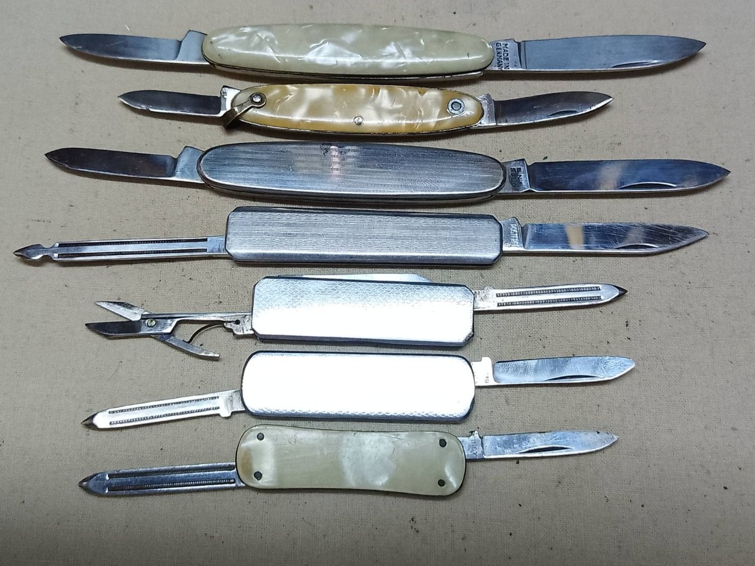 Taschenmesser: Messer - 7 coltellini vintage – Gebraucht aus Sorengo von 74in 1