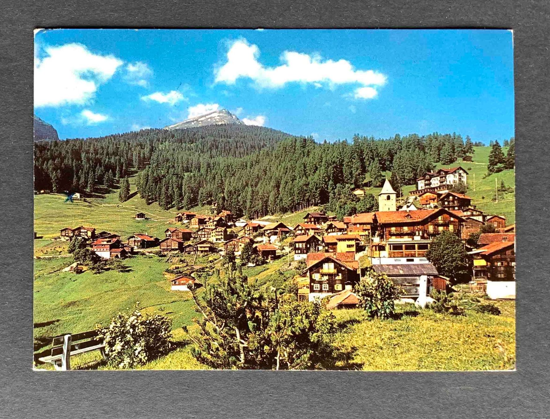 Cartoline postali: AK Tschiertschen gegen den Gürgaletsch – Usato da Goldau venduto da artelier1