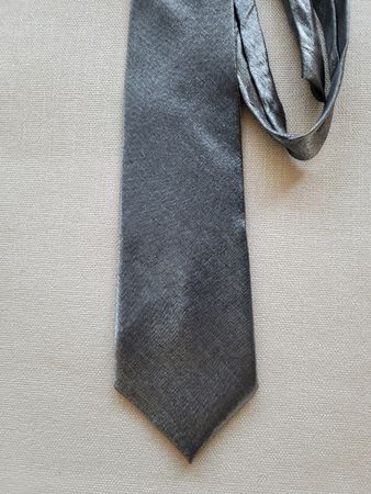 Krawatte Canarino, Grau-Silber, Top Zustand! 👔