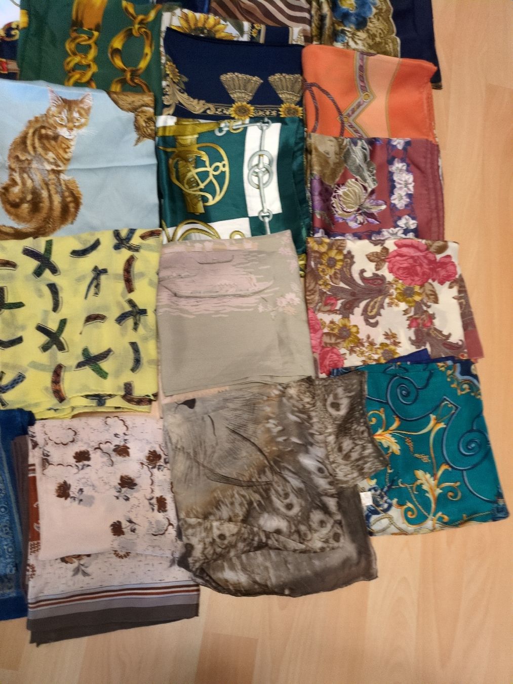Foulard & Sciarpe: Foulards Tücher (Seiden, Polyester)  – Usato da Meilen venduto da Frensch7 4