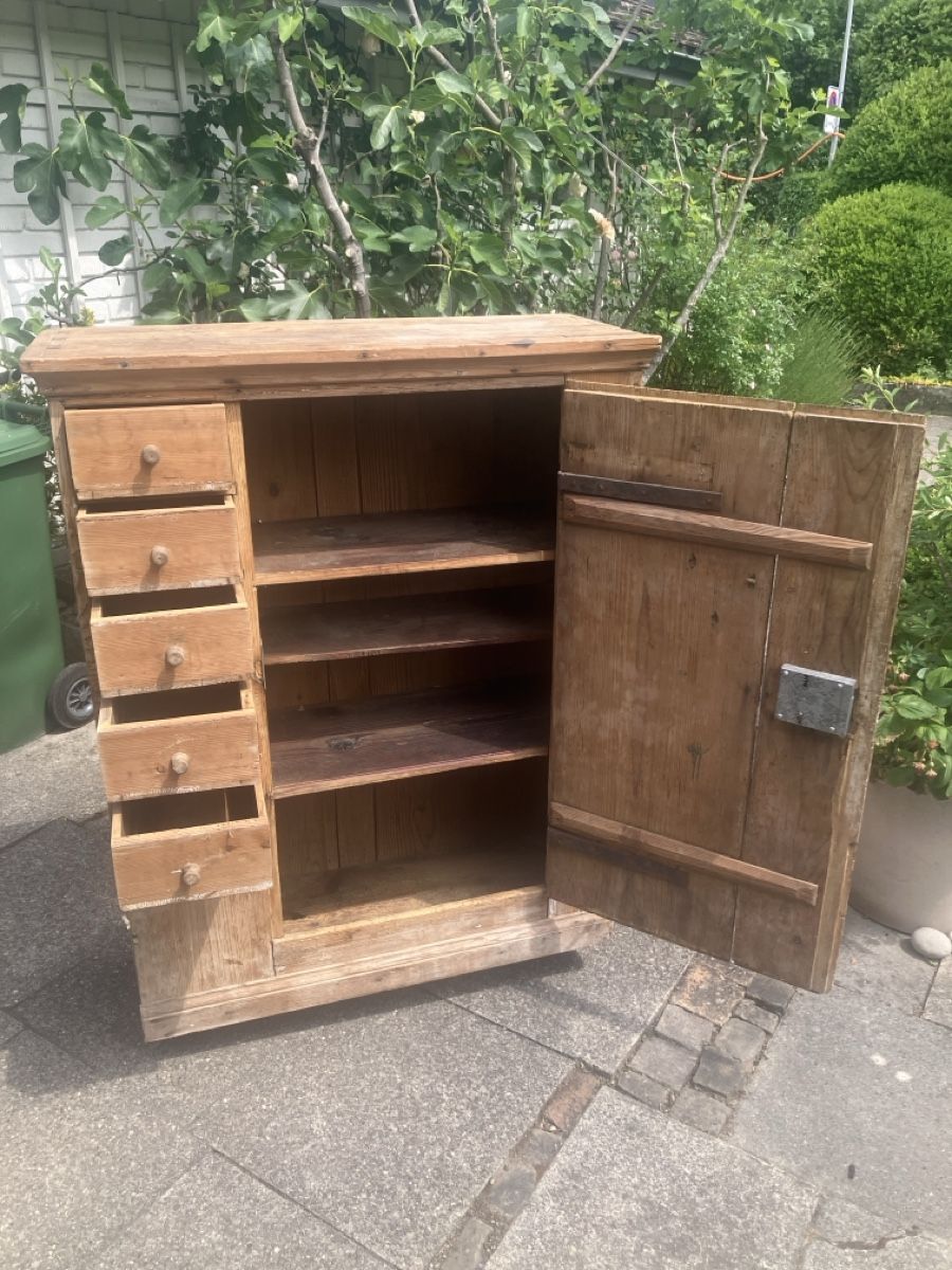 Cassettiere: Altes/antikes Apothekerbuffet/Kommode aus Holz – Usato da Langnau am Albis venduto da Dom72 4