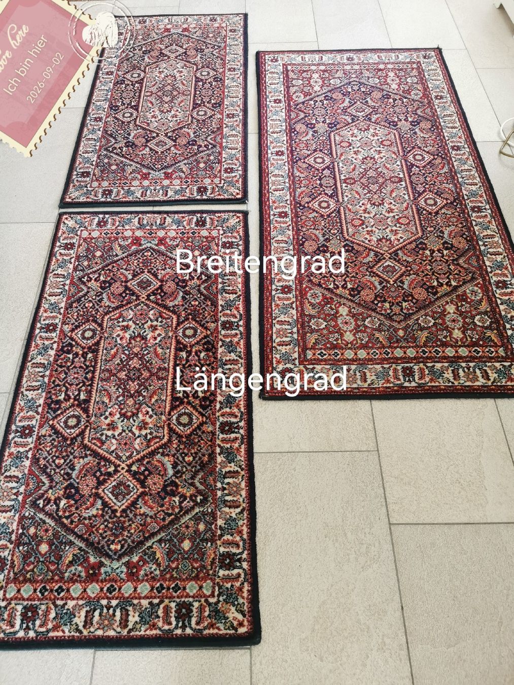 Tappeti: Buchs Feraghan Woll Läufer 3-er Set, Orientteppich – Usato da Frasnacht venduto da krutsta1 2