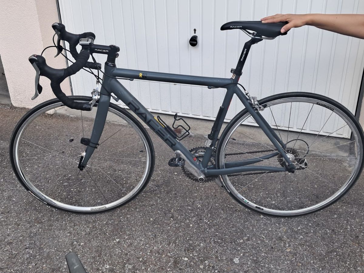 Biciclette: Vélo de route gris de la marque Racer – Nuovo (secondo la descrizione) da Bulle venduto da Sammobil 8