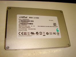 1TB ssd. Crucial. Details siehe Bildern.