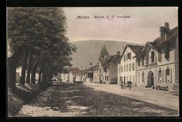Motiers, Maison F. F. Rousseau, Strassen