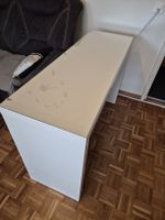 Scchminktisch MALM von IKEA weiss mit Glasplatte & Schublade
