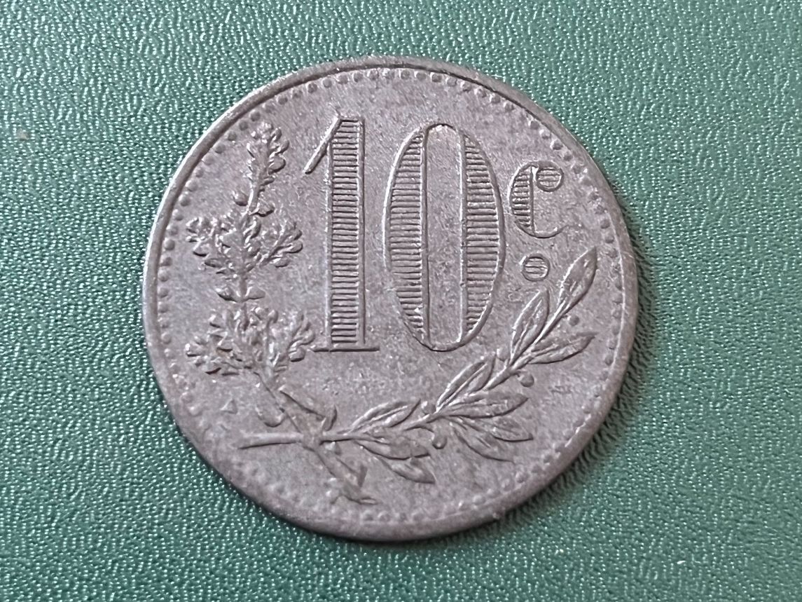 Alle Münzen: 10 Centimes Algerien 1917 – Gebraucht aus Neuenhof von Mastermind-00 1