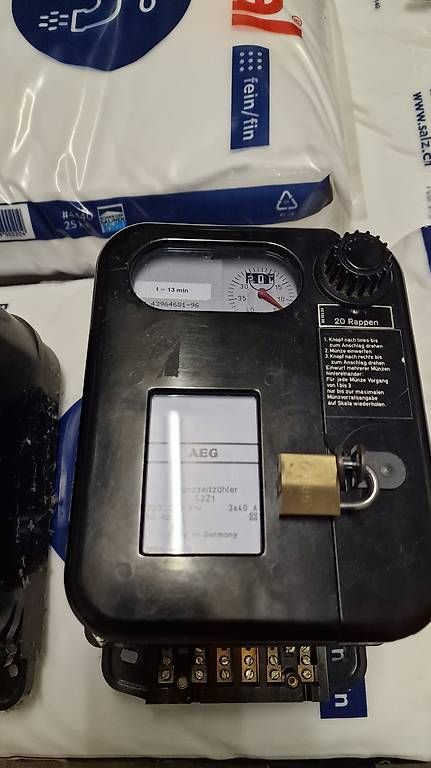 Registratore di cassa: Münzzeitzähler / Münzautomat 20 Rappen  – Usato da Villmergen venduto da kri_d5jp 3
