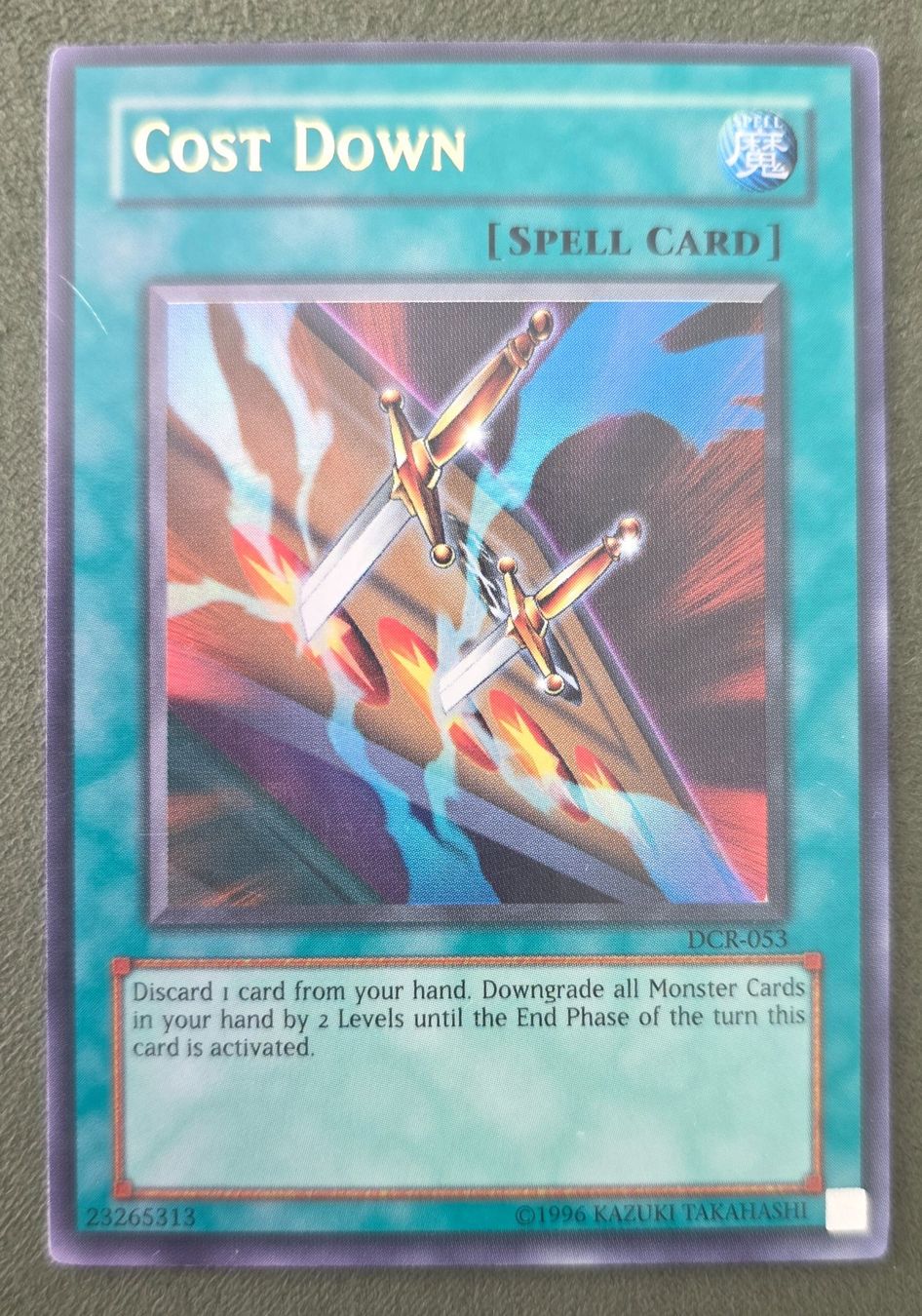 Yugioh Carte collezionabili: Yu-Gi-Oh! Unl. DCR-053 Cost Down EX – Usato da Oberwil BL venduto da Autobueb
