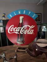 Coca Cola Werbeschild, kein Emailschild, Reklame
