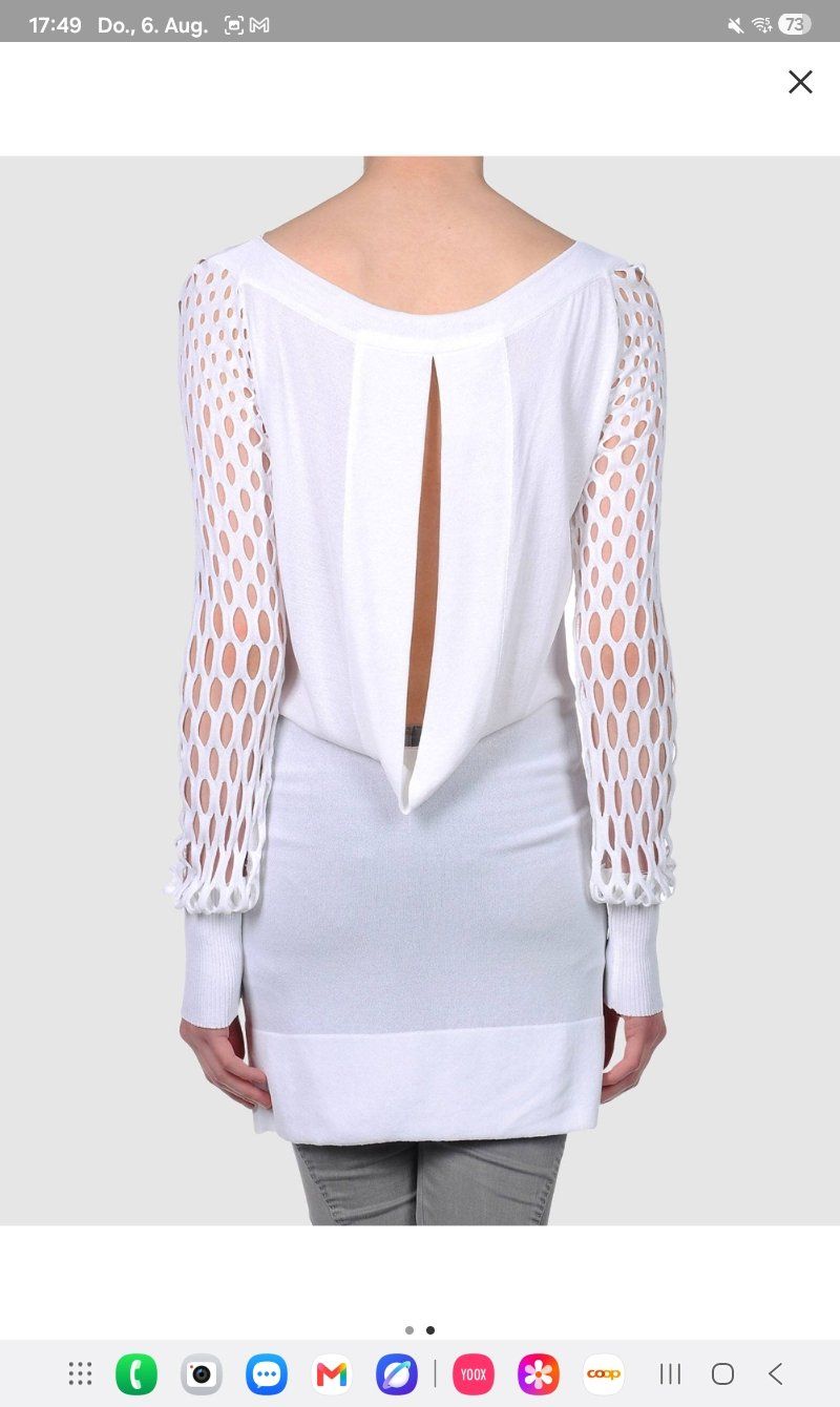 Maglioni & Felpe: Pullover Grösse 40 NEU Netzärmel Rückenausschnitt – Nuovo e nell'imballaggio originale da Wettswil venduto da doe_x6nz 1