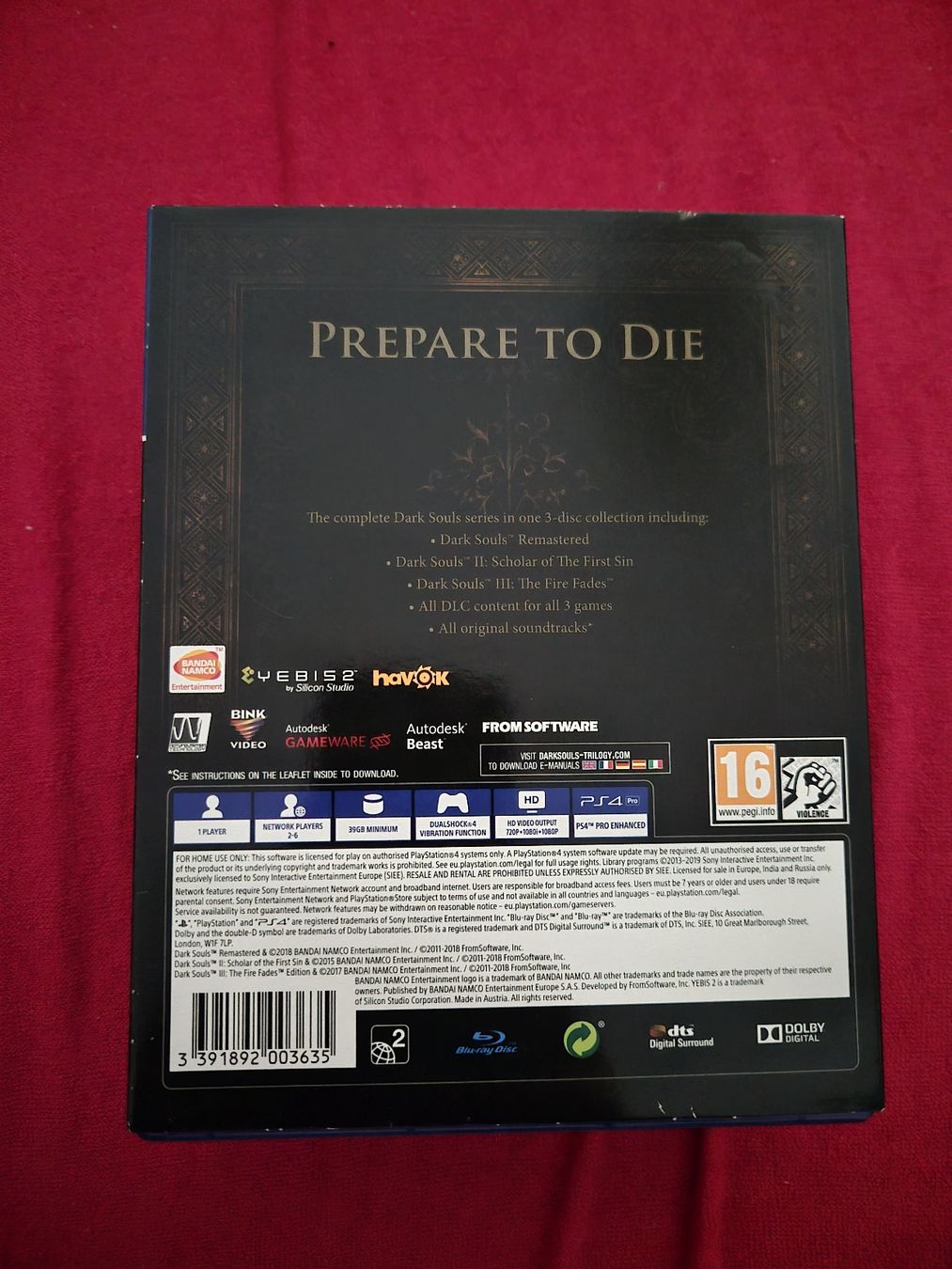 Sony Spiele: Dark Souls Trilogy (PS4) – Neu (gemäss Beschreibung) aus Wabern von konbini 1