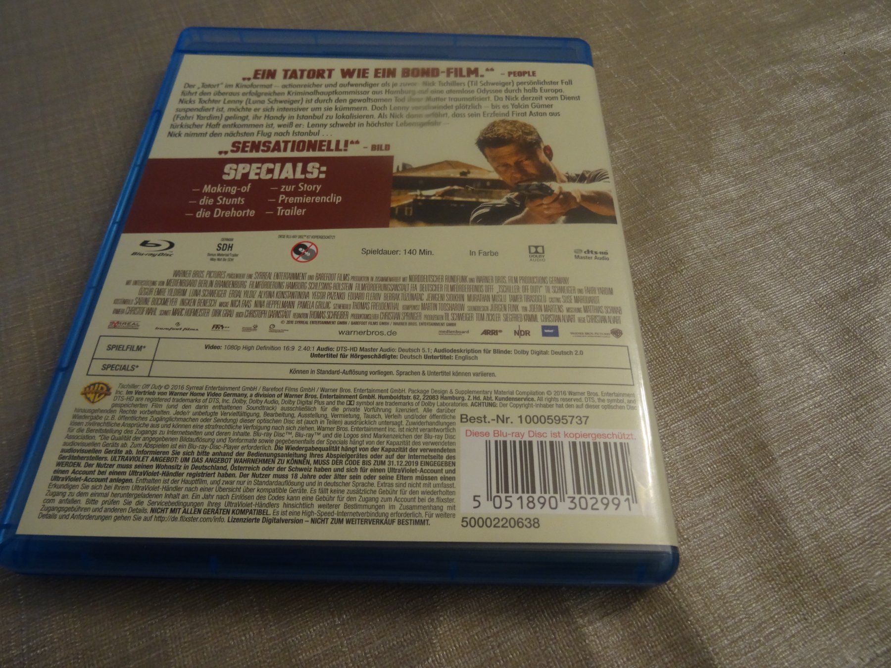 Tous les DVDs: Til Schweiger - Tschiller: Off Duty - Blu-ray - – D'occasion à Olten par Disc-Verkauf 2