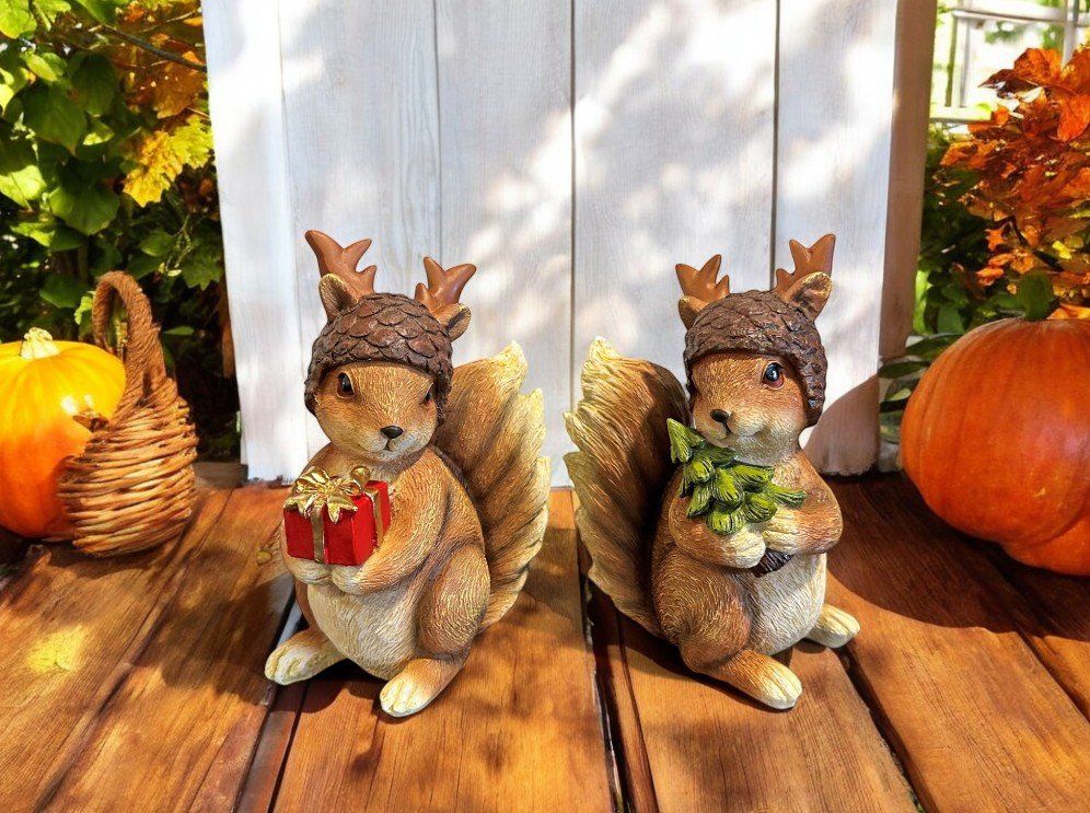 Tutte le decorazioni: Weihnachtsdeko Eichhörnchen mit Geschenk 17 cm – Nuovo e nell'imballaggio originale da Oensingen venduto da Liquidations-Shop 3