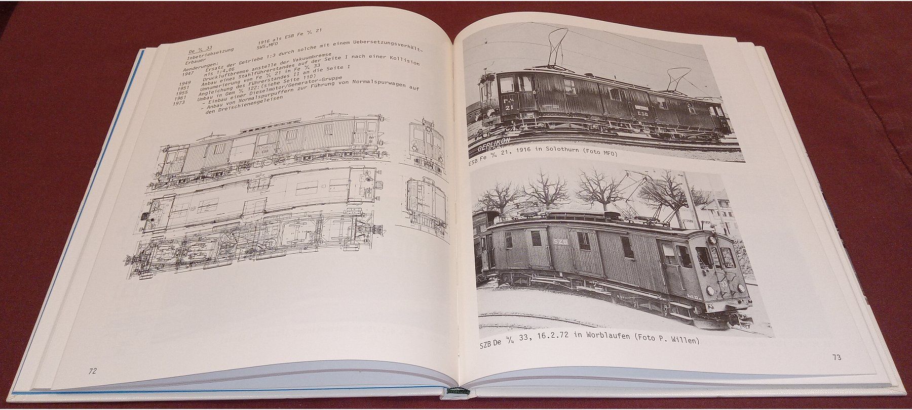 Libri: SOLOTHURN-ZOLLIKOFEN-BERN-BAHN  Geschichte Rollmaterial 1979 – Usato da Hätzingen venduto da memory-lane 4